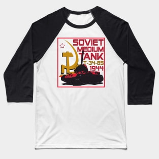 Soviet medium tank T-34-85 Baseball T-Shirt